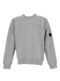 C.P. Company diagonal raised fleece crewneck lens sweatshirt