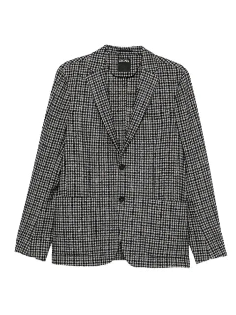 Zegna checked two-pocket blazer