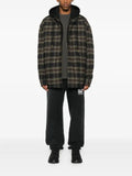 Willy Chavarria Ganadero hooded flannel overshirt