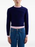 Jil Sander wool cropped sweater