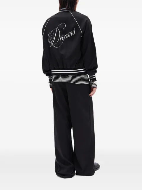 Ann Demeulemeester Esko embroidery-detail bomber jacket