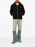 Htc Los Angeles embellished zip-up hoodie