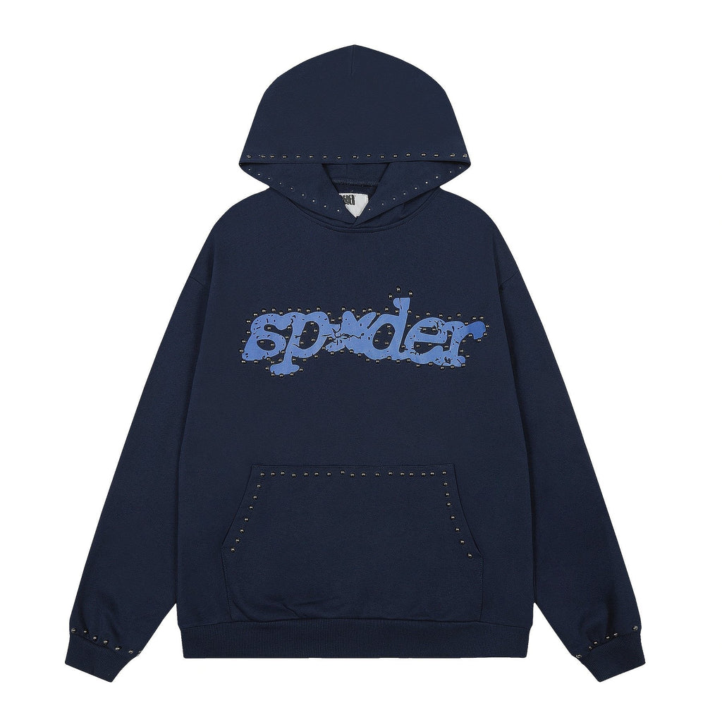 Sp5der Navy Studded Graphic Matching Set