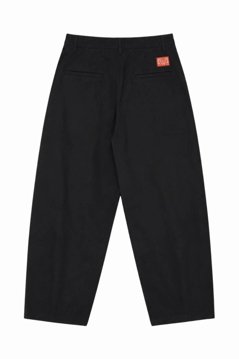 JACKER PLEATED BAGGY PANT Black